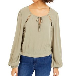 Boho Juniors Crochet Insert Top